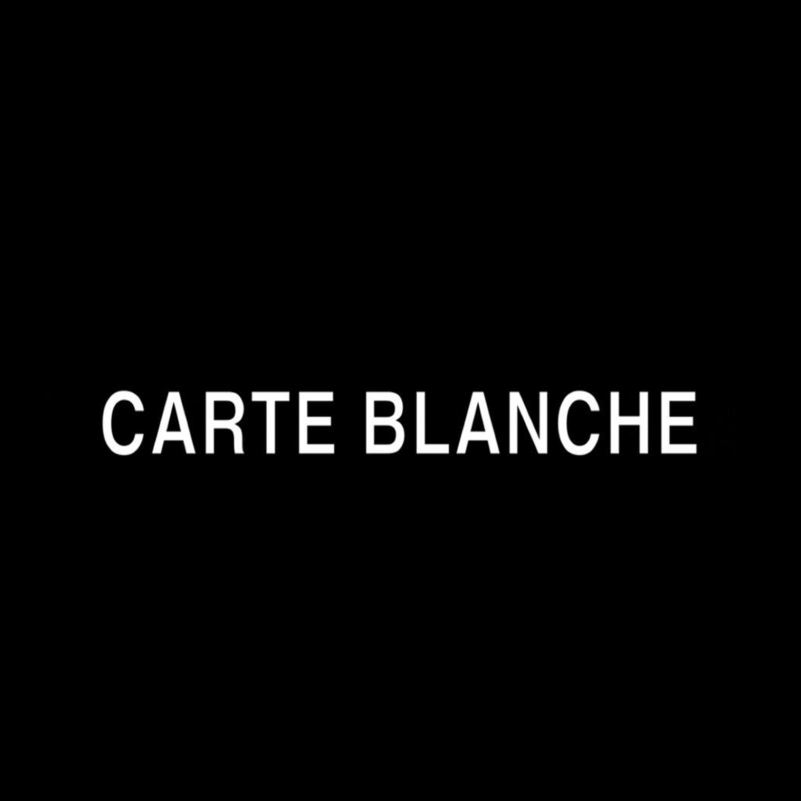 CARTE BLANCHE