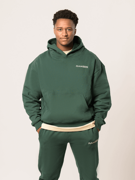 Ramses Reflective Logo Pine Green Hoodie