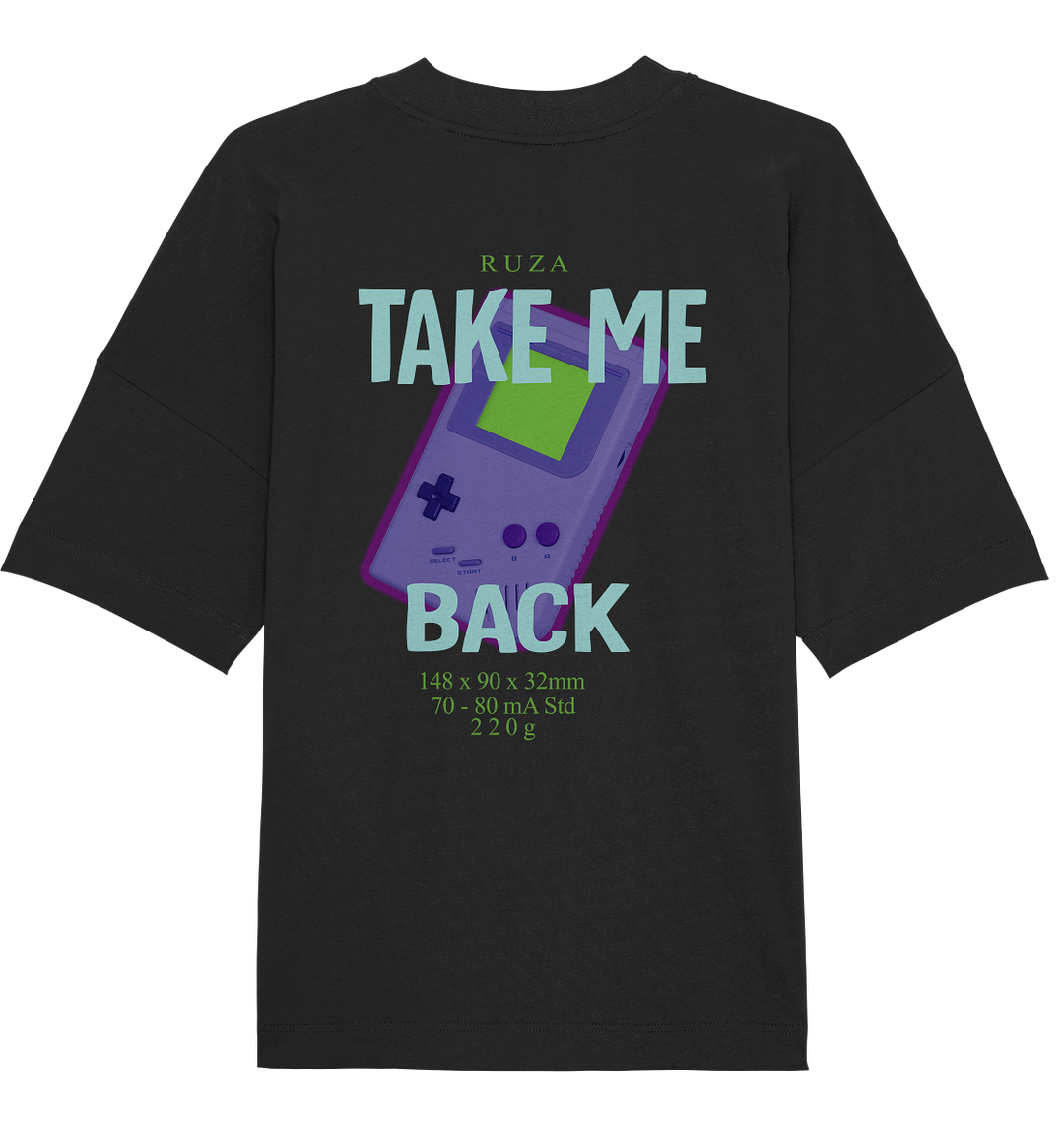 Take me back Backprint Oversize T-shirt