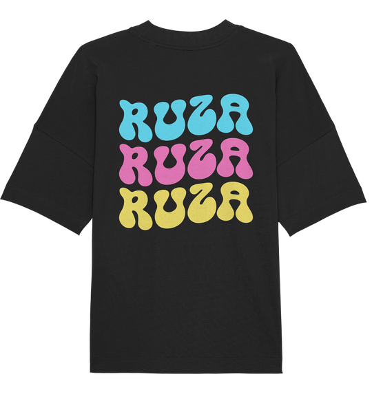 Ruza Wave Backprint Oversize T-shirt