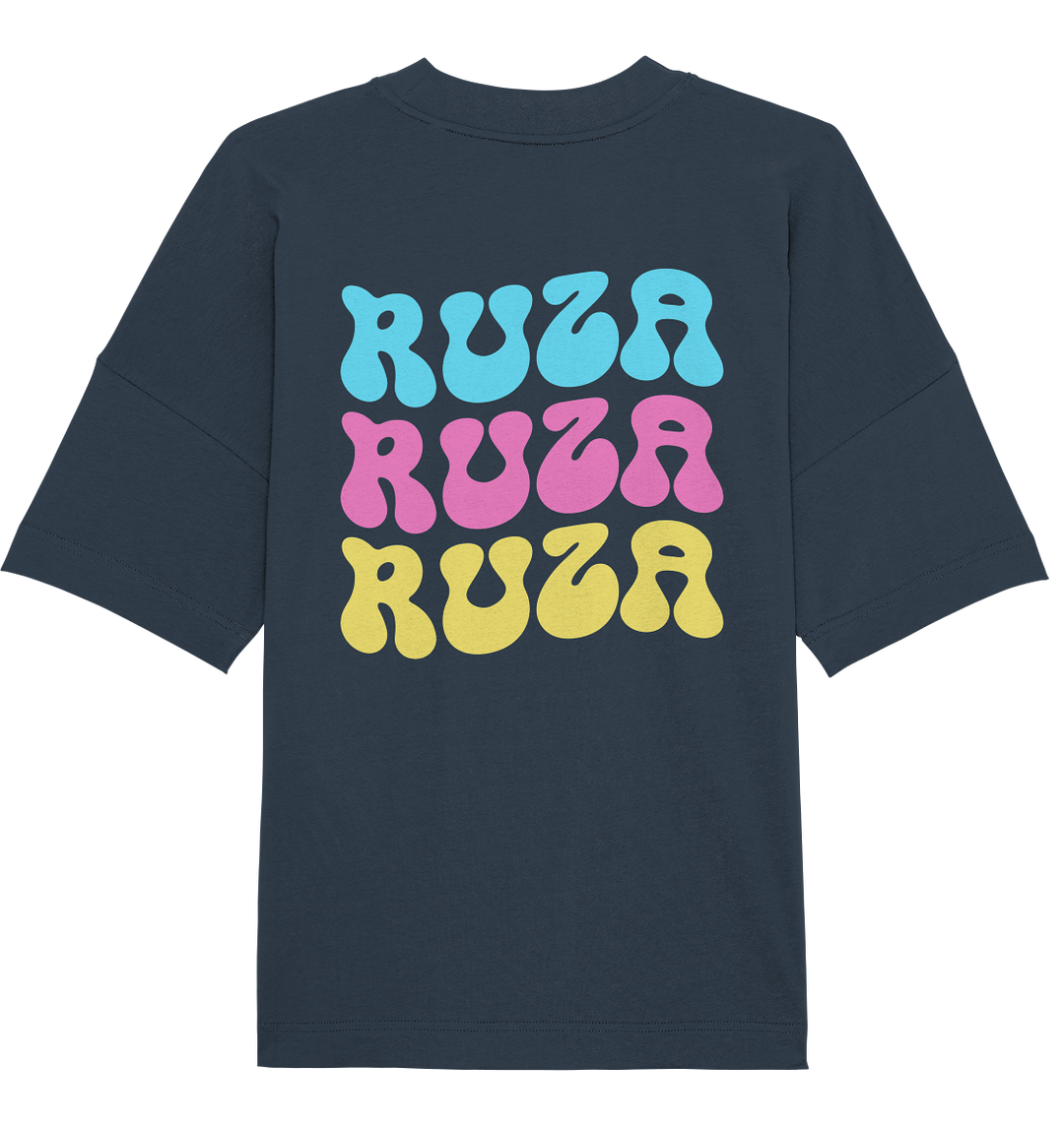 Ruza Wave Backprint Oversize T-shirt