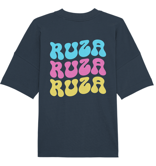 Ruza Wave Backprint Oversize T-shirt