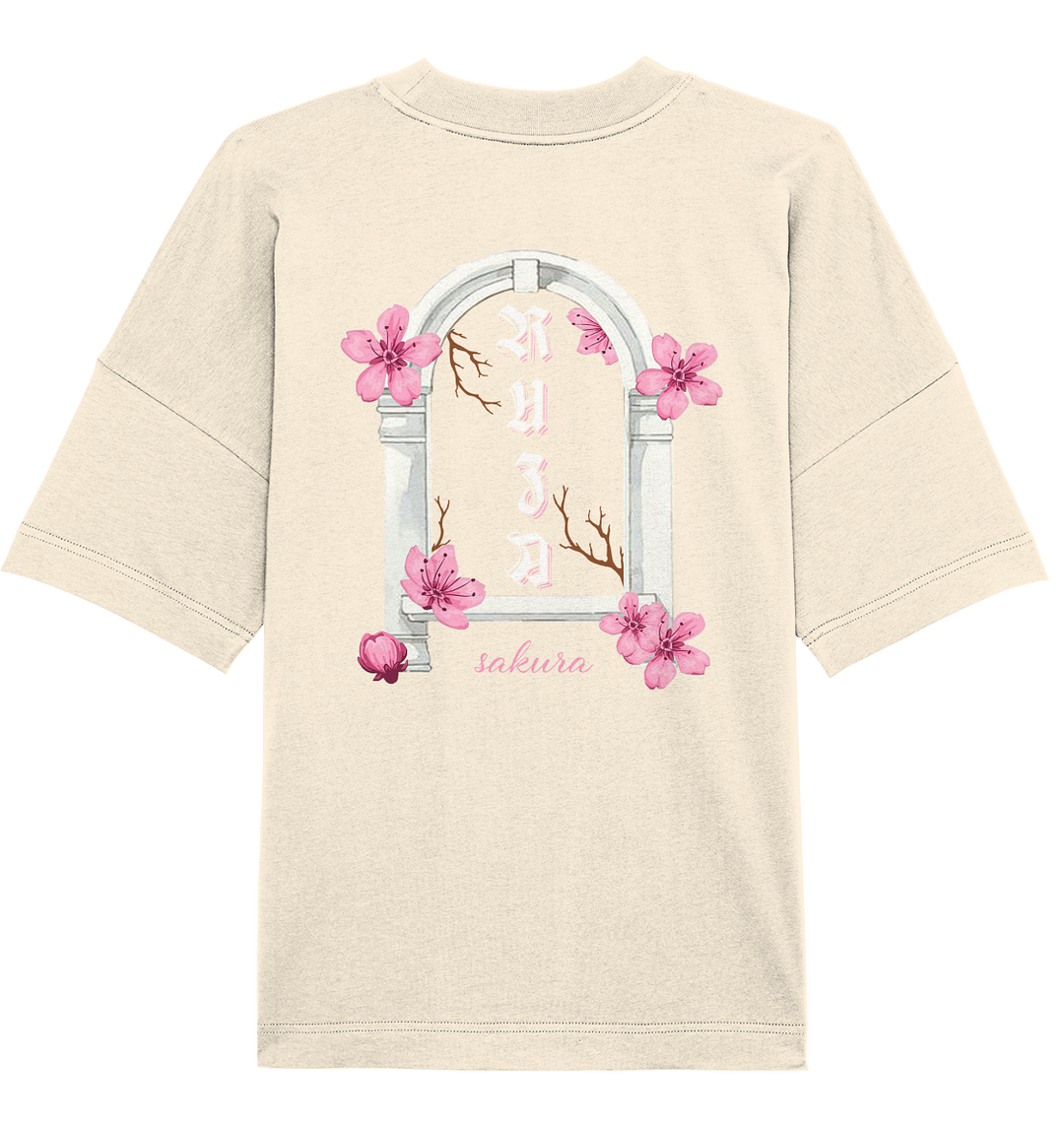 Sakura Backprint Oversize T-Shirt