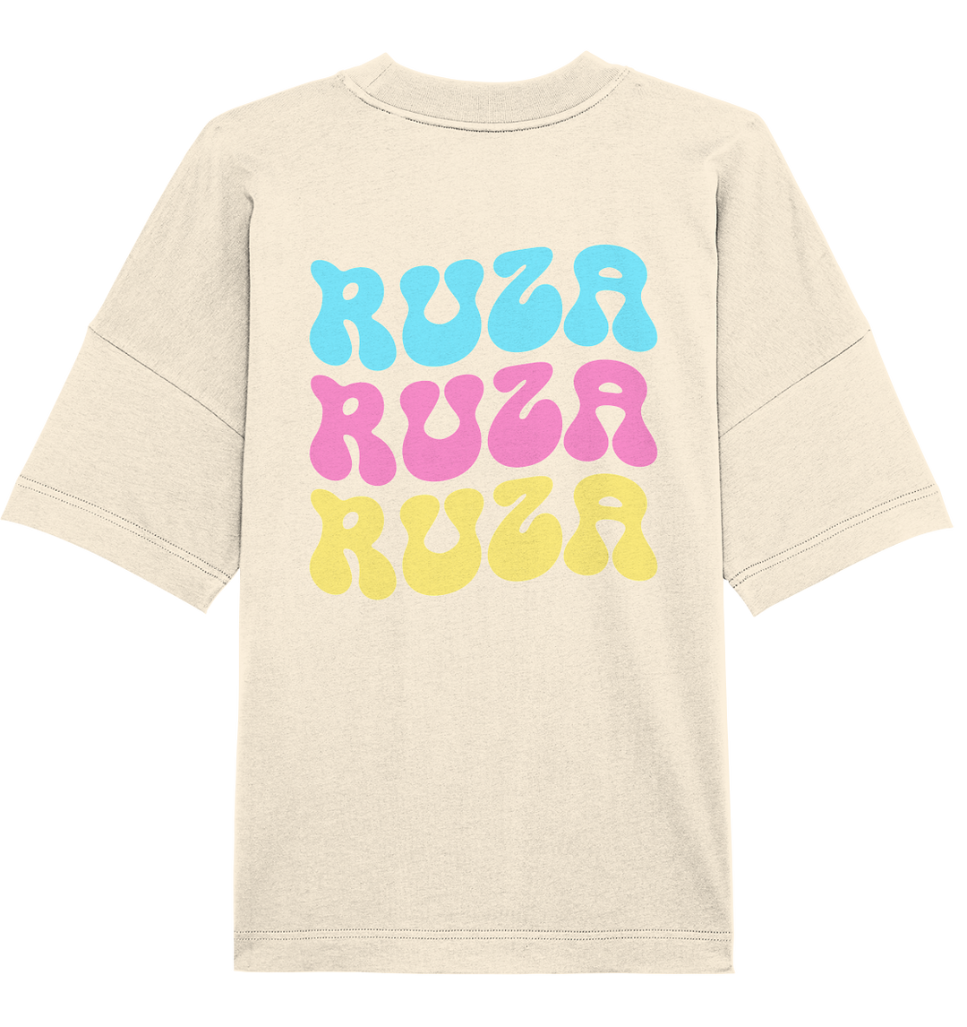 Ruza Wave Backprint Oversize T-shirt