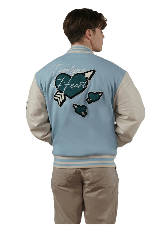 Broken Hearts Varsity Jacket - ZEIMZY