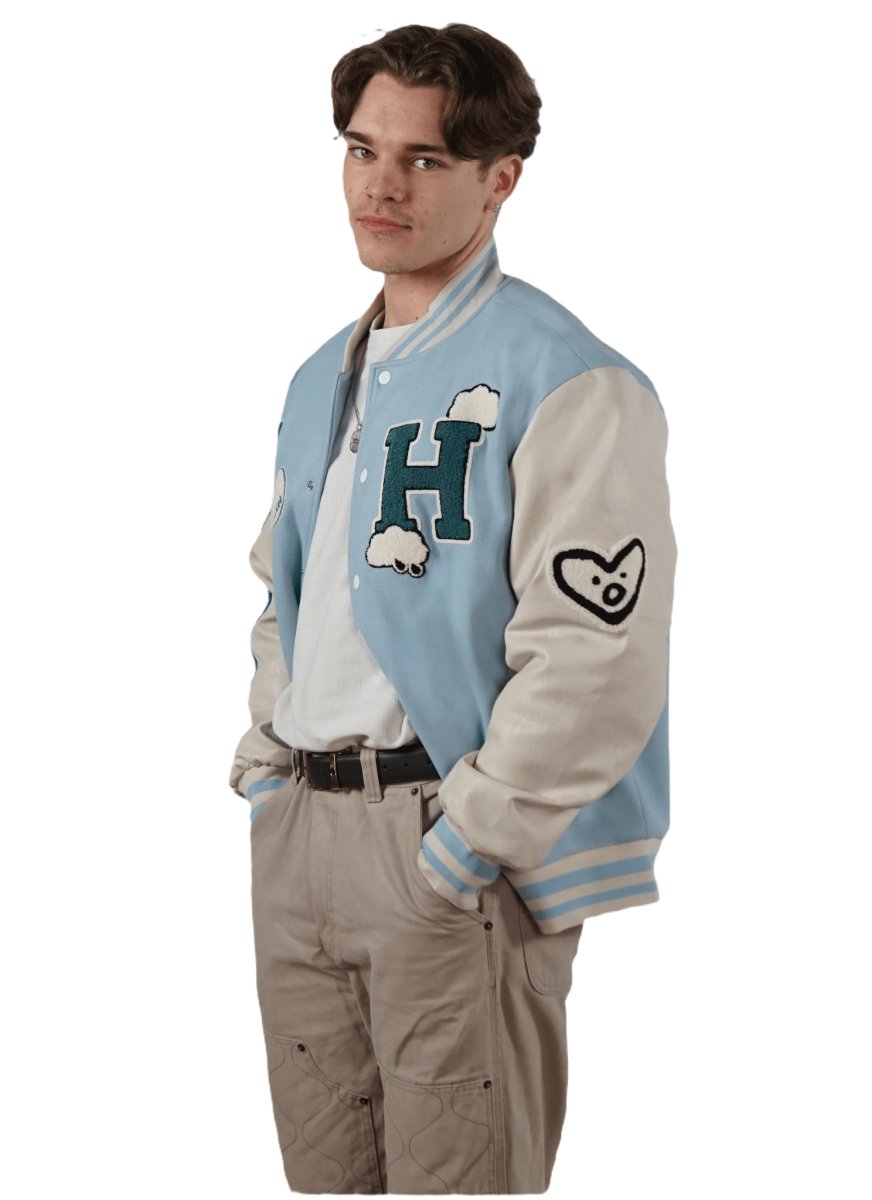 Broken Hearts Varsity Jacket - ZEIMZY