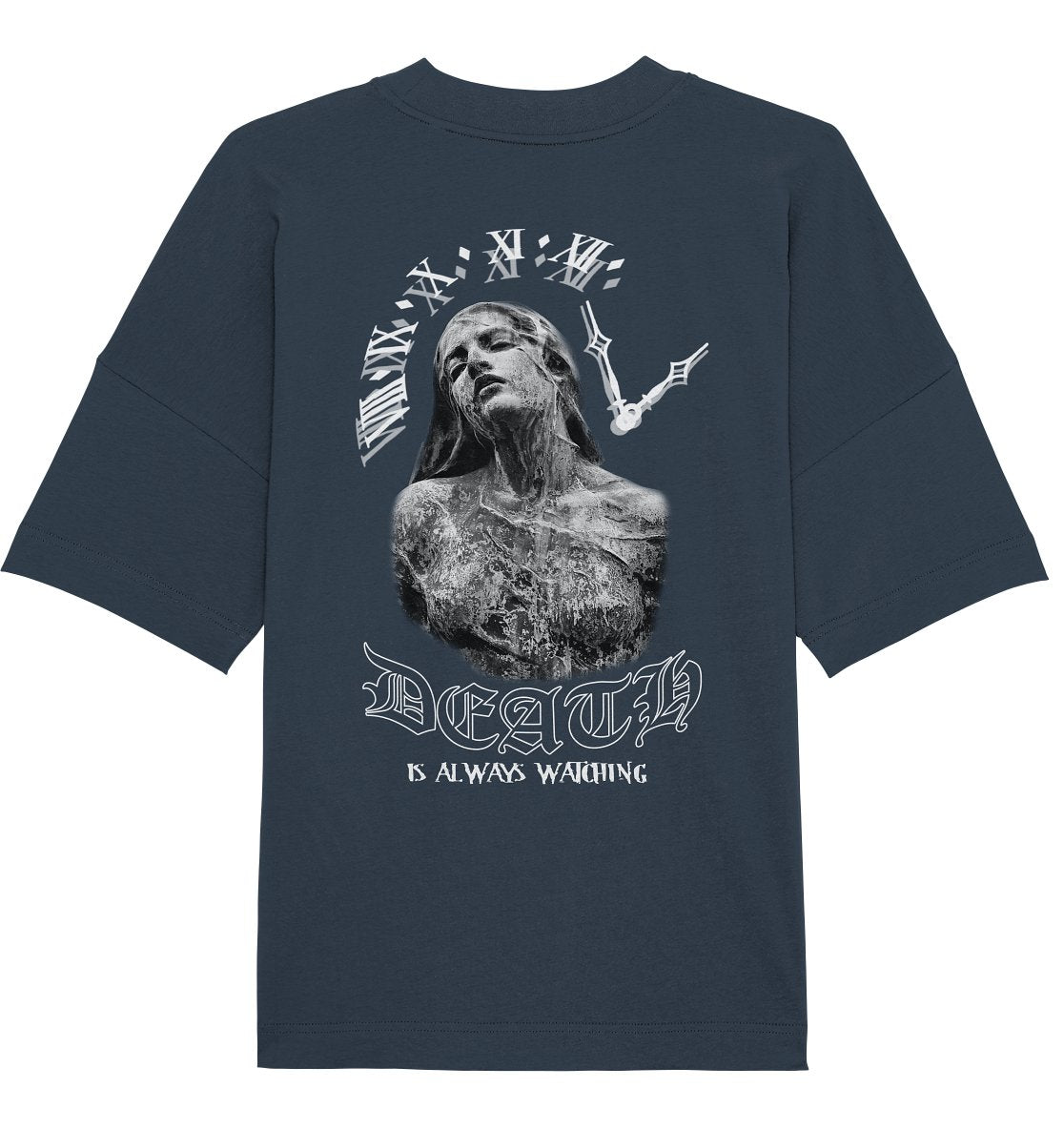 Death Backprint Oversize T-shirt - ZEIMZY