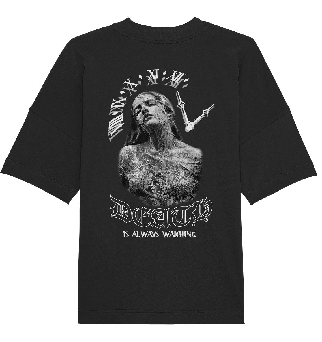 Death Backprint Oversize T-shirt - ZEIMZY