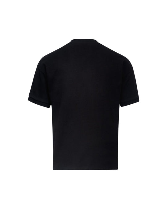 Heavy Cotton Oversize T-Shirt Broken Black KALUD - ZEIMZY