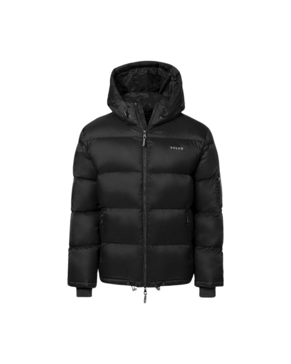 KALUD Down Puffer Jacket Black - ZEIMZY