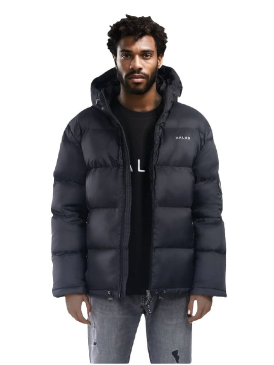 KALUD Down Puffer Jacket Black - ZEIMZY