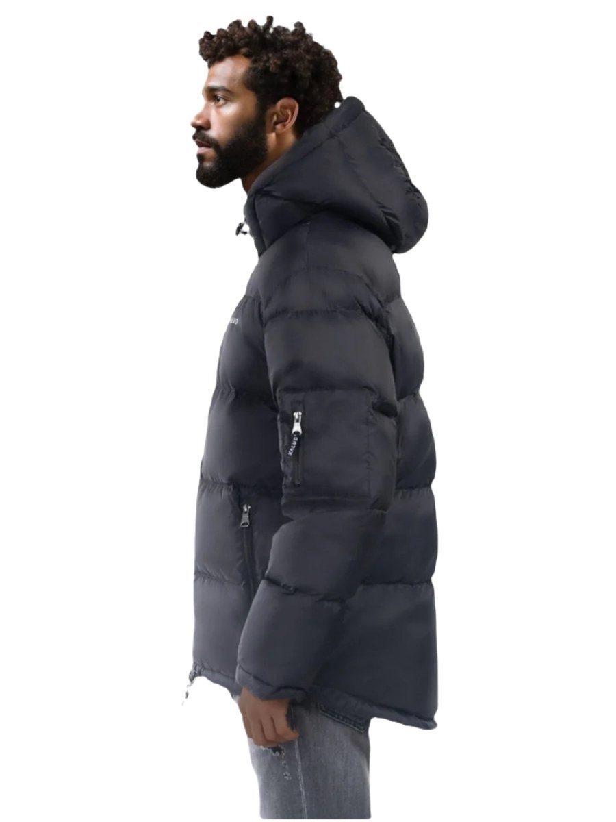 KALUD Down Puffer Jacket Black - ZEIMZY