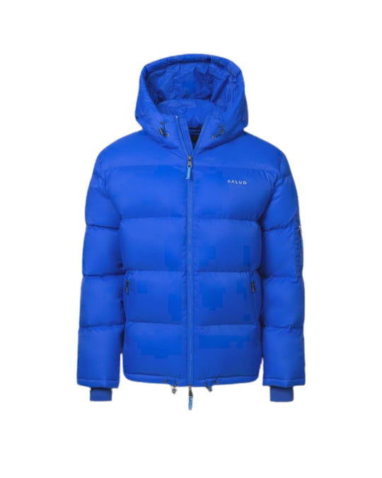 KALUD Down Puffer Jacket Electric Blue - ZEIMZY