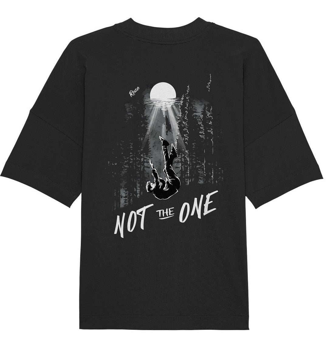 Not the one Backprint Oversize T-shirt - ZEIMZY