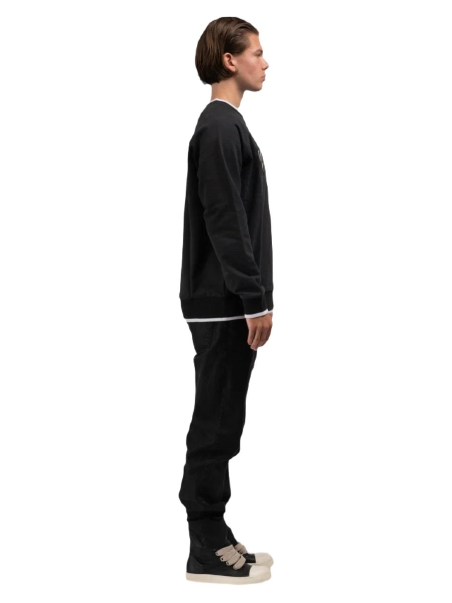 Regular Fit Pullover Washed Black 3D - ZEIMZY