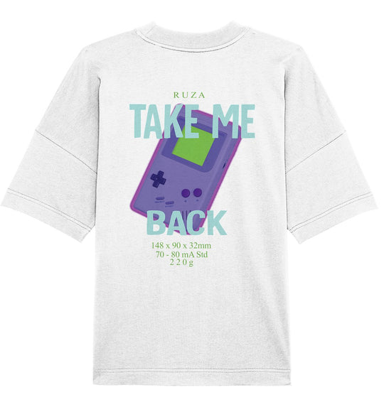 Take me back Backprint Oversize T-shirt - ZEIMZY