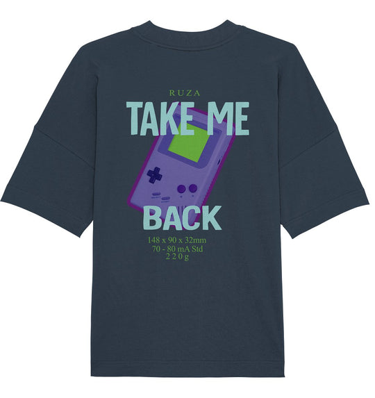 Take me back Backprint Oversize T-shirt - ZEIMZY